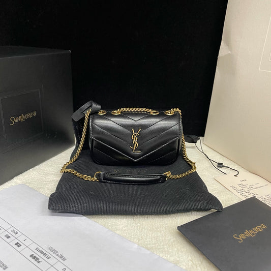 Saint Laurent - Loulou - Leather - Black - (mini)