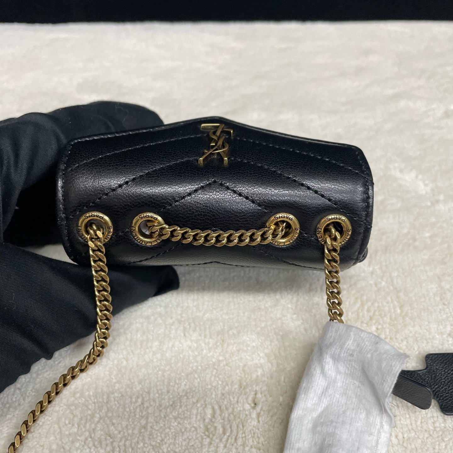 Saint Laurent - Loulou - Leather - Black - (mini)