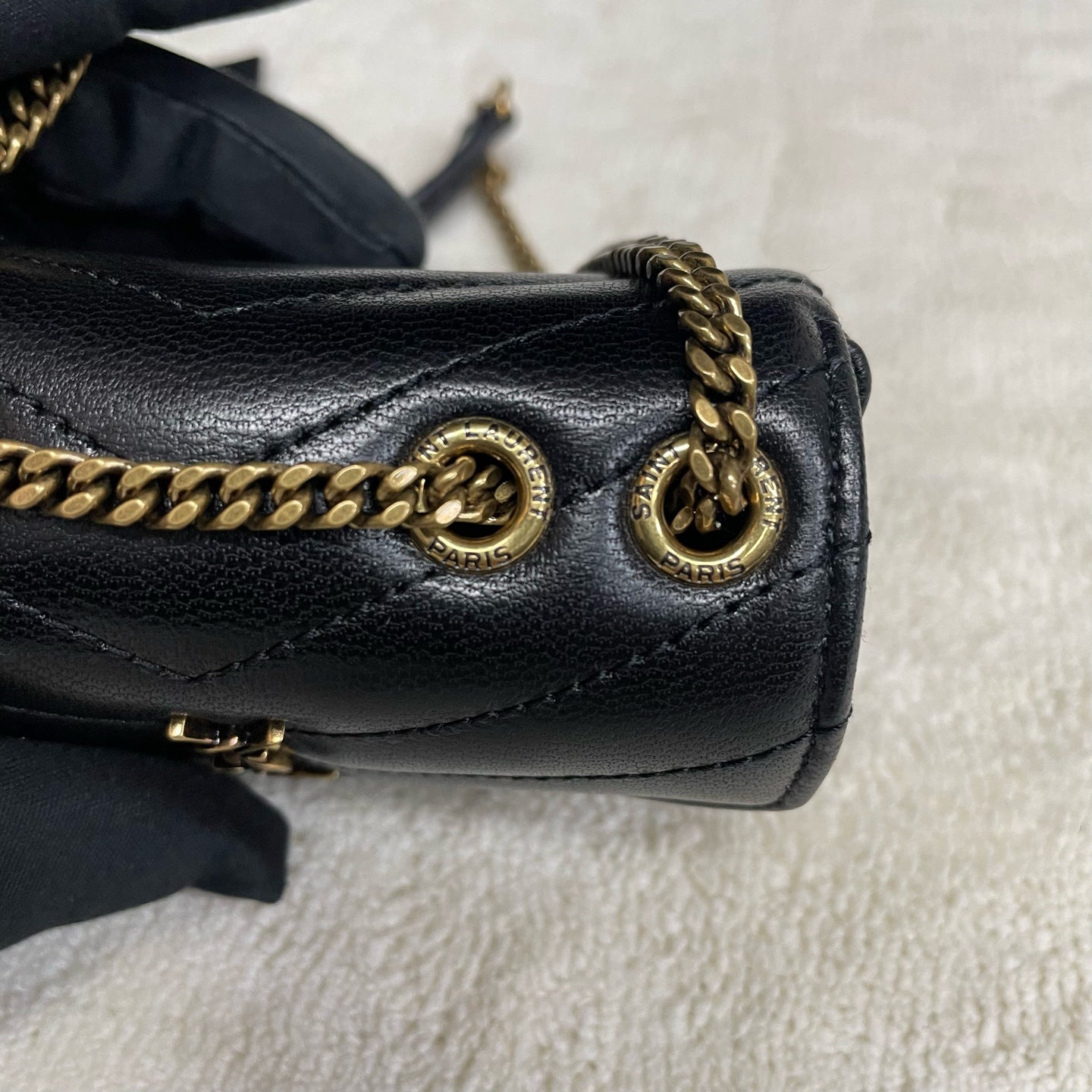 Saint Laurent - Loulou - Leather - Black - (mini)
