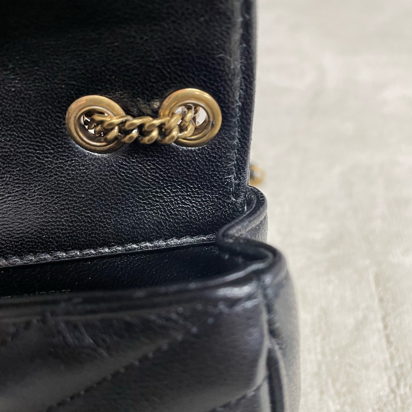 Saint Laurent - Loulou - Leather - Black - (mini)