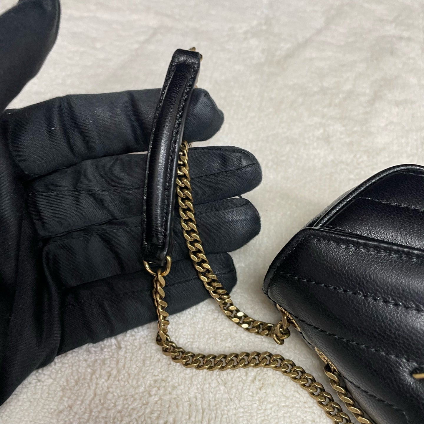 Saint Laurent - Loulou - Leather - Black - (mini)