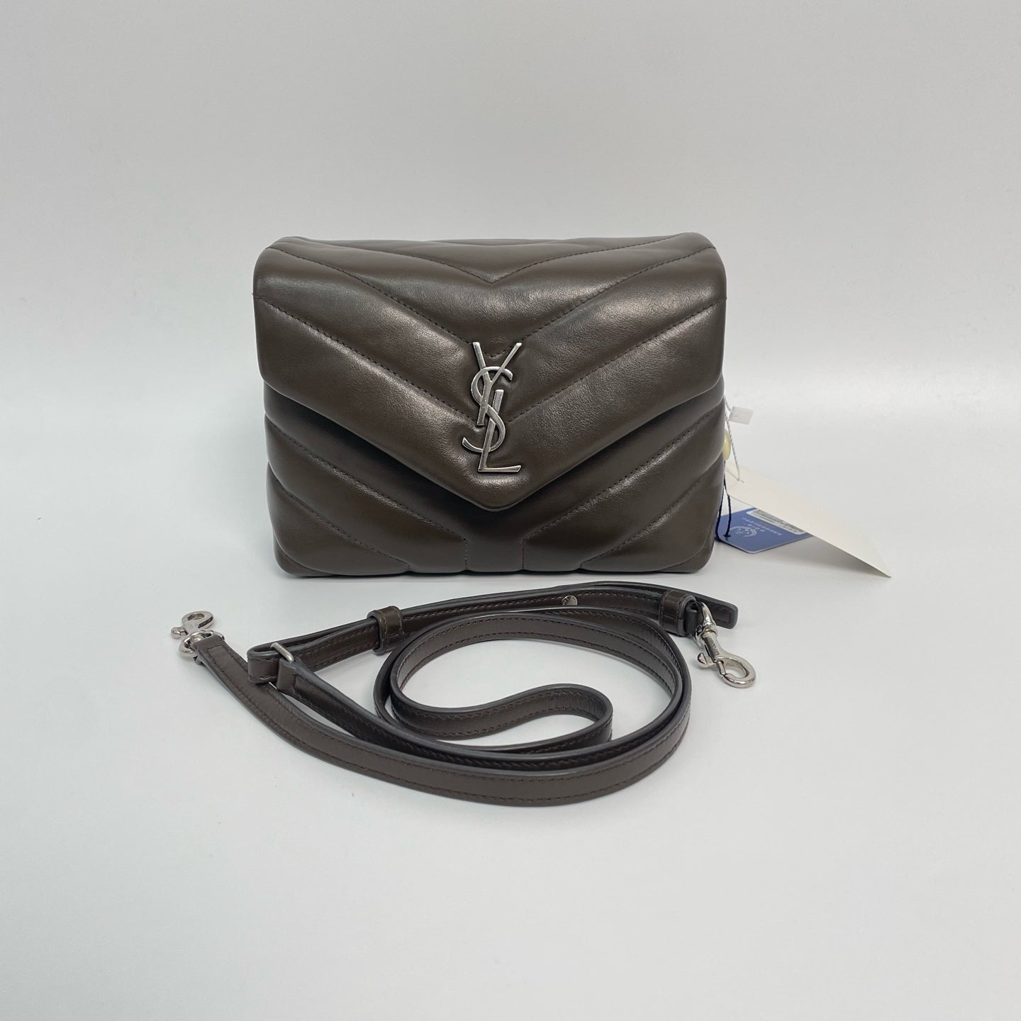 Saint Laurent - Loulou - Leather - Grey - (mini)