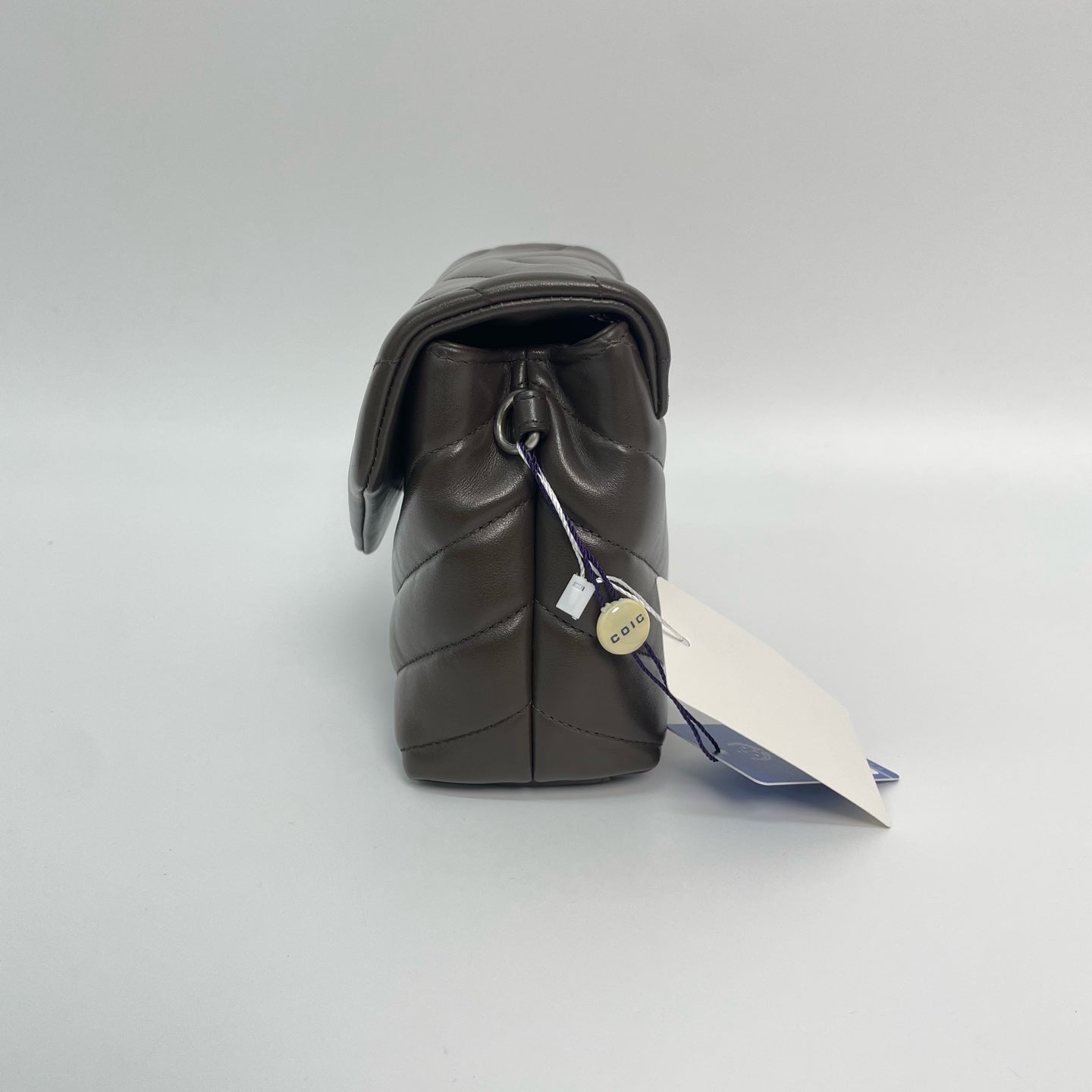 Saint Laurent - Loulou - Leather - Grey - (mini)