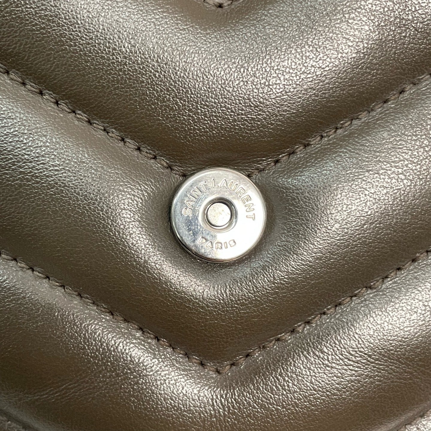 Saint Laurent - Loulou - Leather - Grey - (mini)