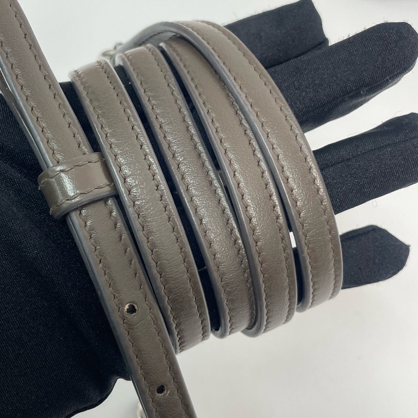 Saint Laurent - Loulou - Leather - Grey - (mini)