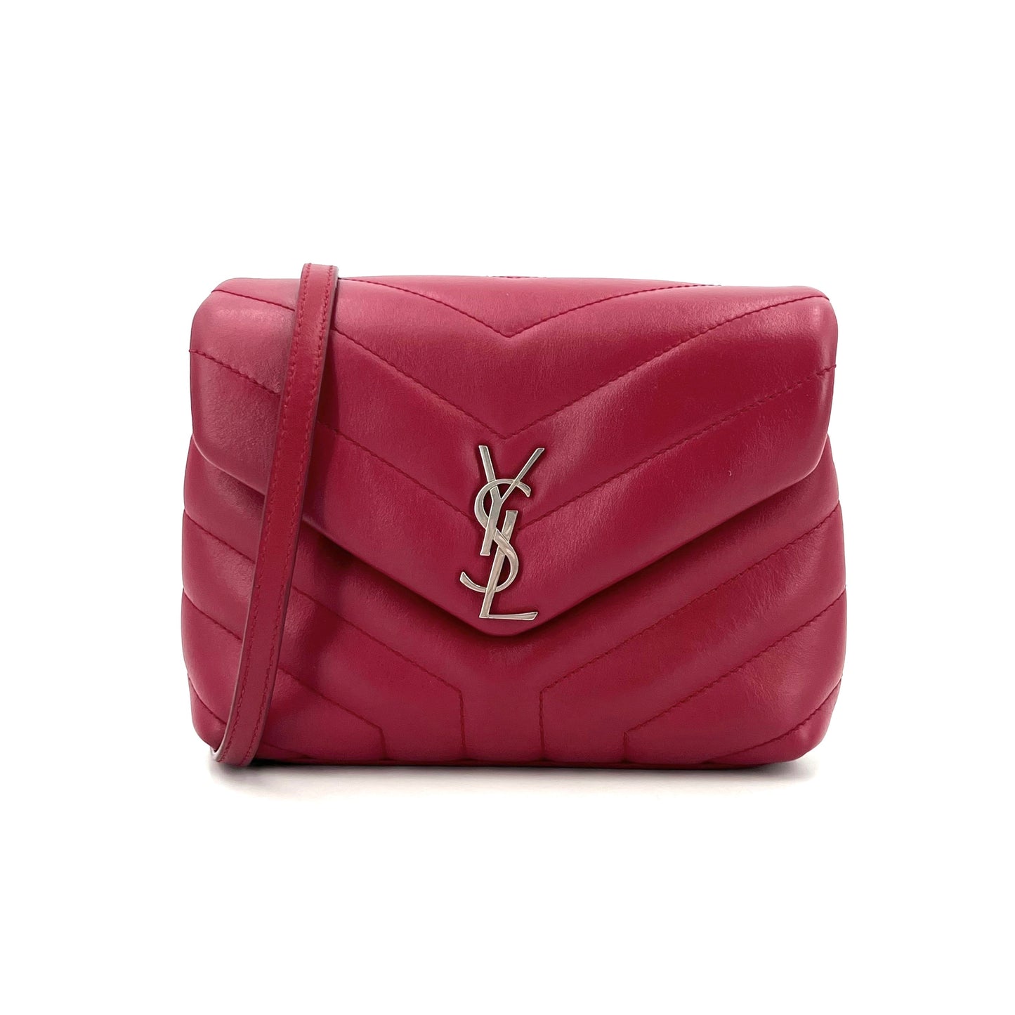 Saint Laurent - Loulou - Leather - Red - (mini)