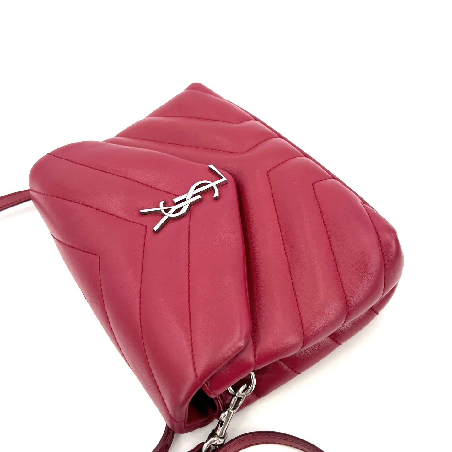Saint Laurent - Loulou - Leather - Red - (mini)