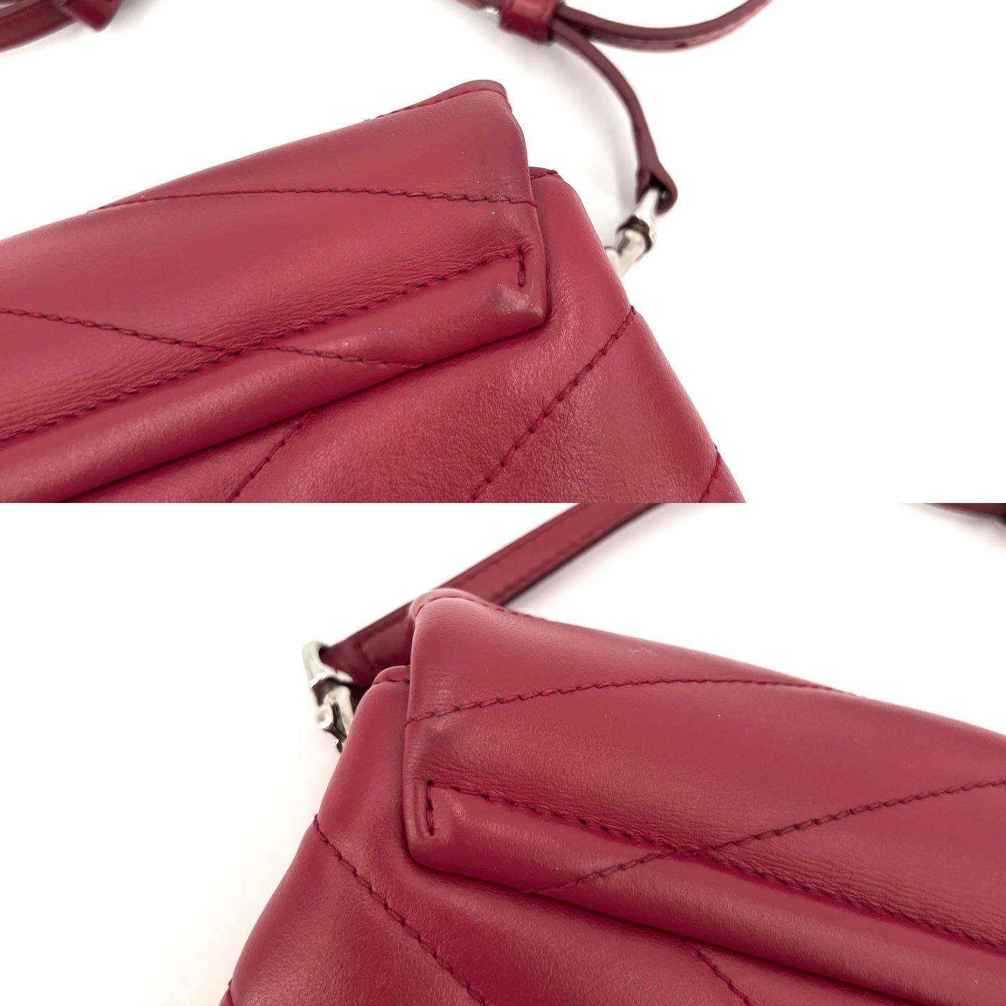 Saint Laurent - Loulou - Leather - Red - (mini)