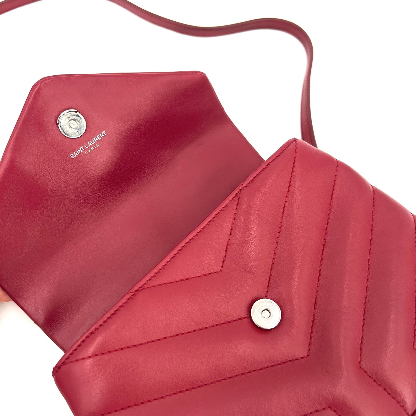 Saint Laurent - Loulou - Leather - Red - (mini)