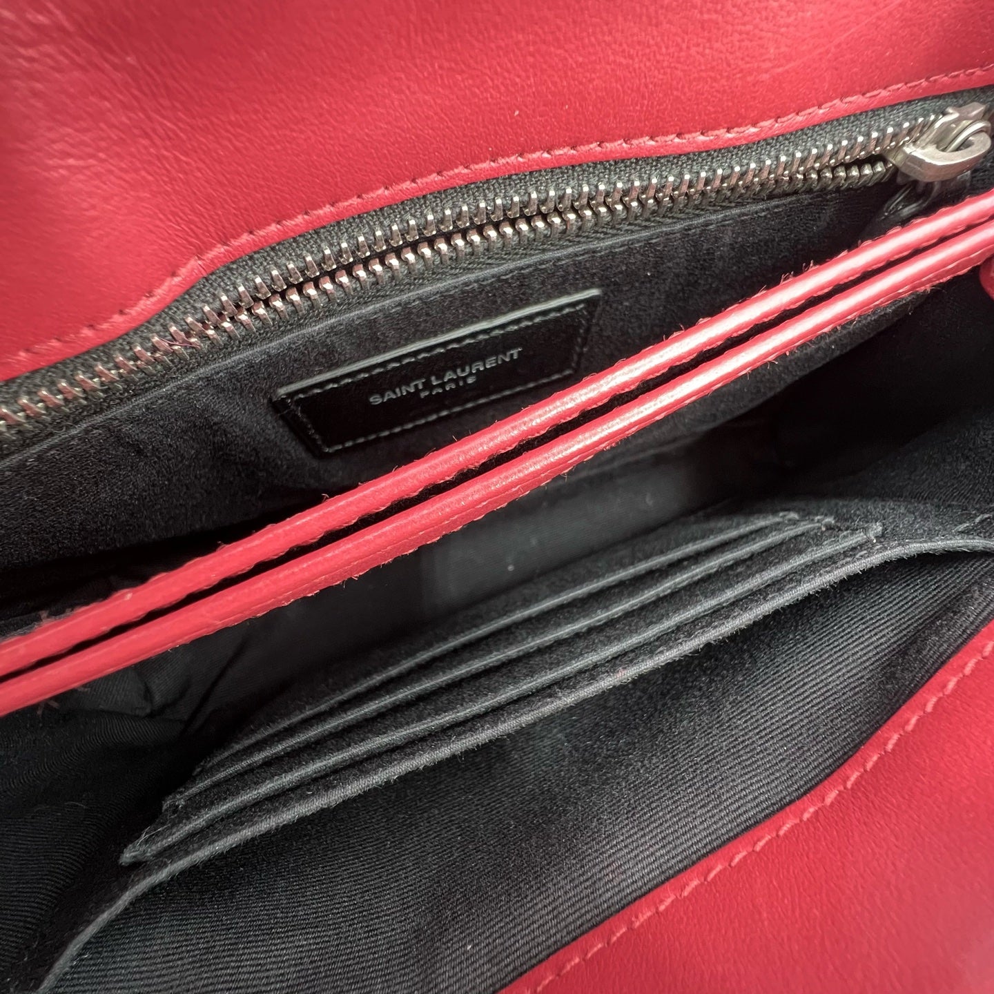 Saint Laurent - Loulou - Leather - Red - (mini)
