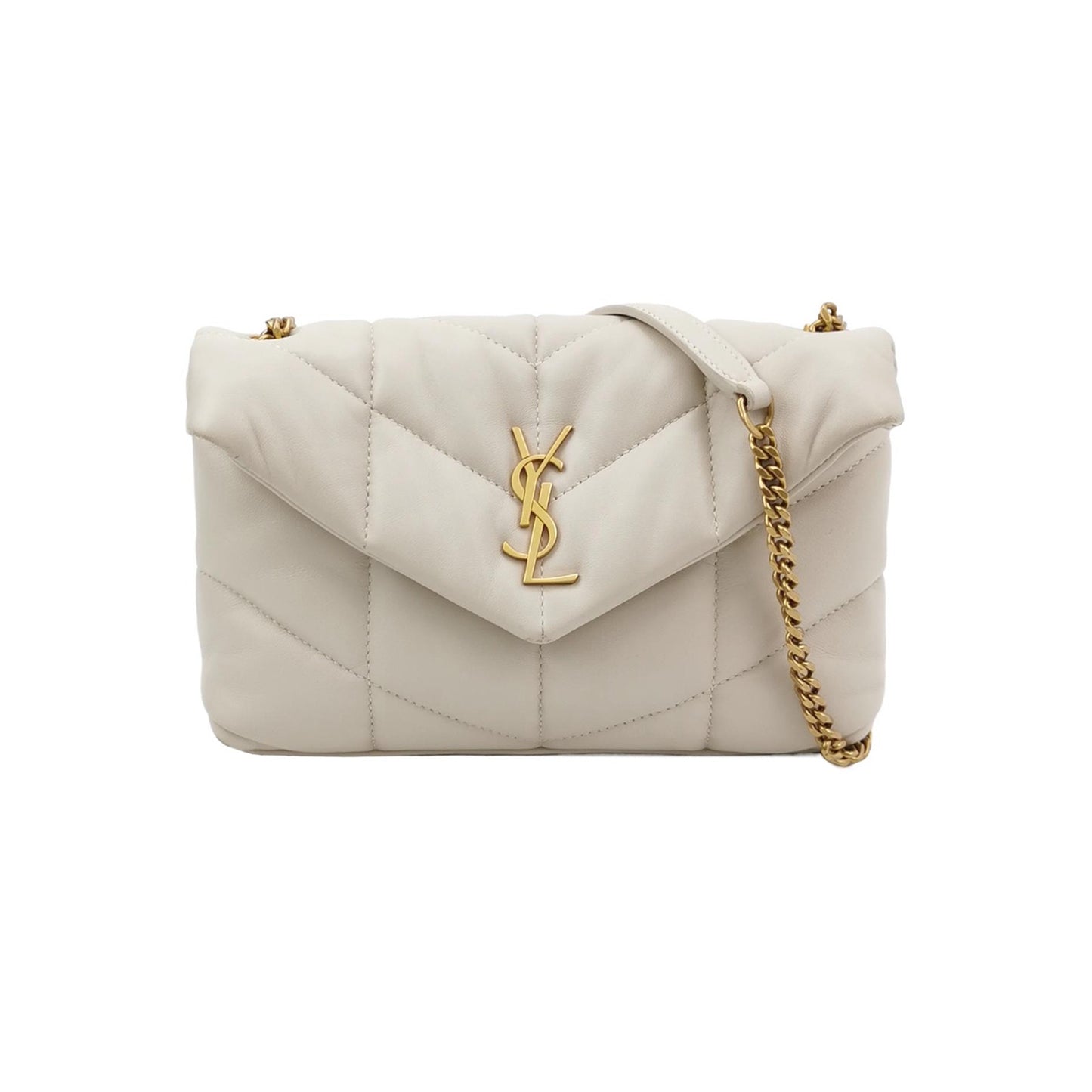 Saint Laurent - Loulou - Leather - White - (Small)