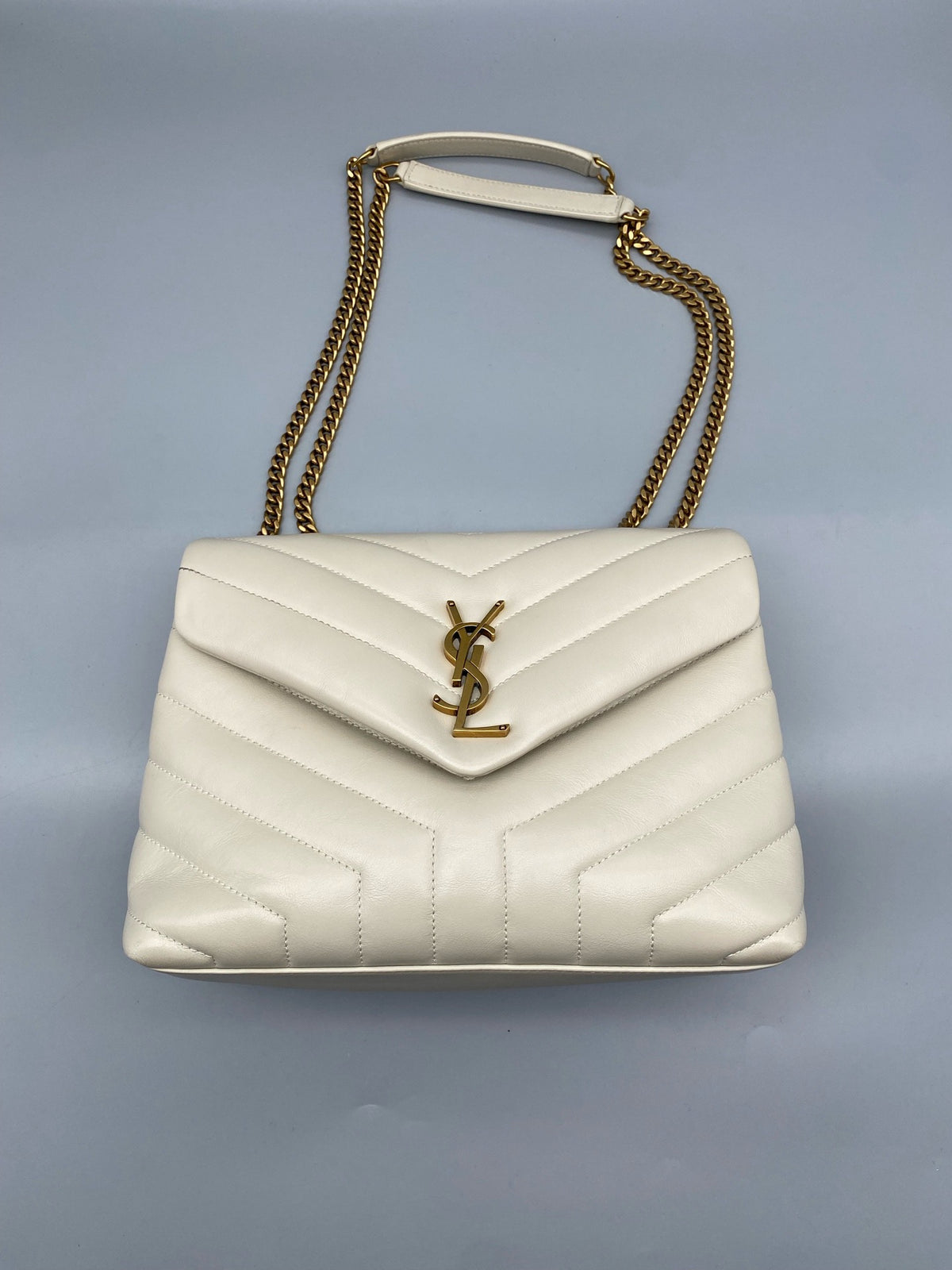 Saint Laurent - Loulou - Leather - White - (small)