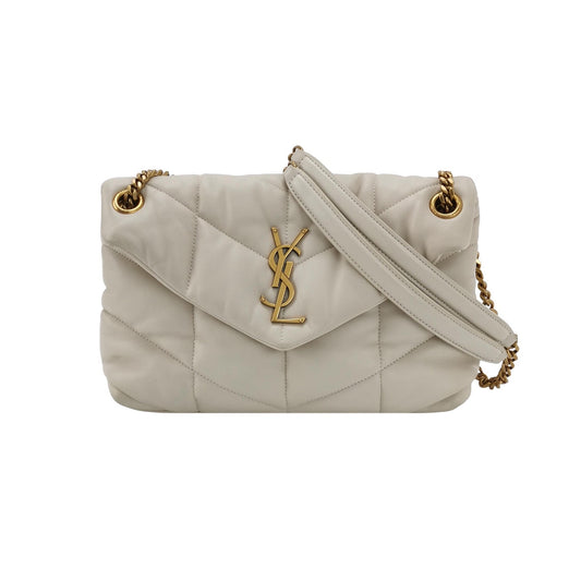 Saint Laurent - Loulou - Leather - White - (small)