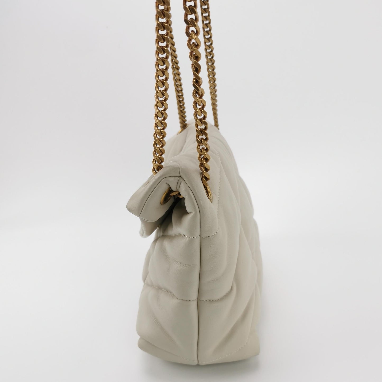 Saint Laurent - Loulou - Leather - White - (small)