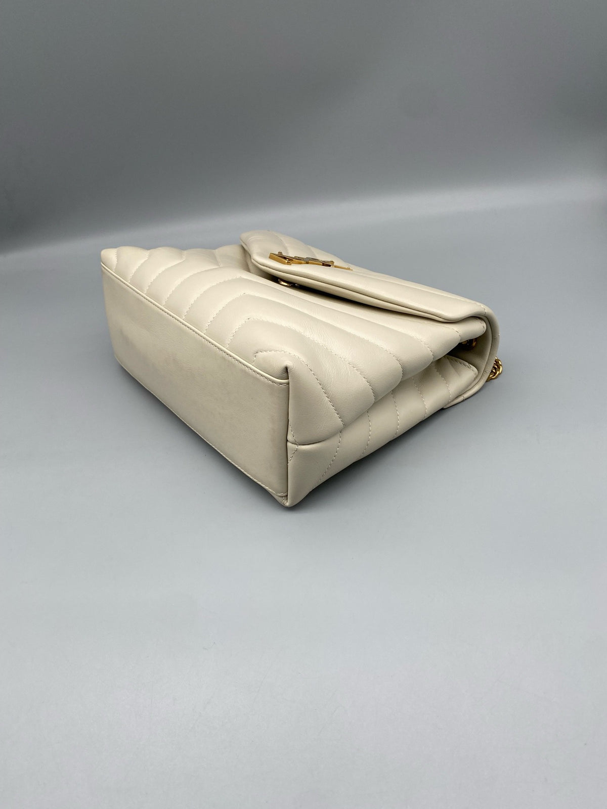 Saint Laurent - Loulou - Leather - White - (small)