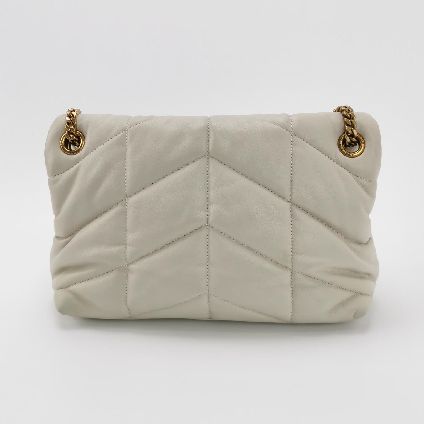 Saint Laurent - Loulou - Leather - White - (small)