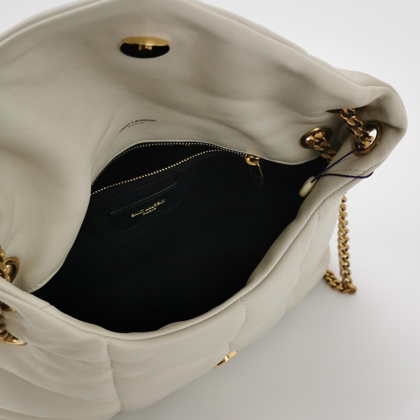 Saint Laurent - Loulou - Leather - White - (small)