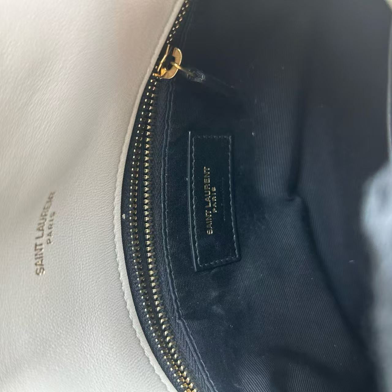 Saint Laurent - Loulou - Leather - White - (small)