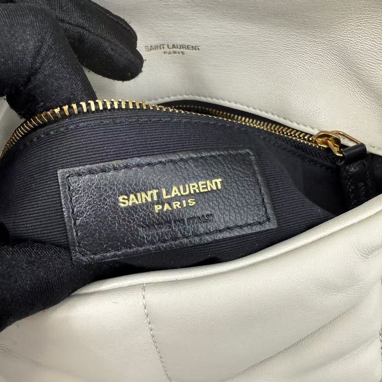 Saint Laurent - Loulou - Leather - White - (small)