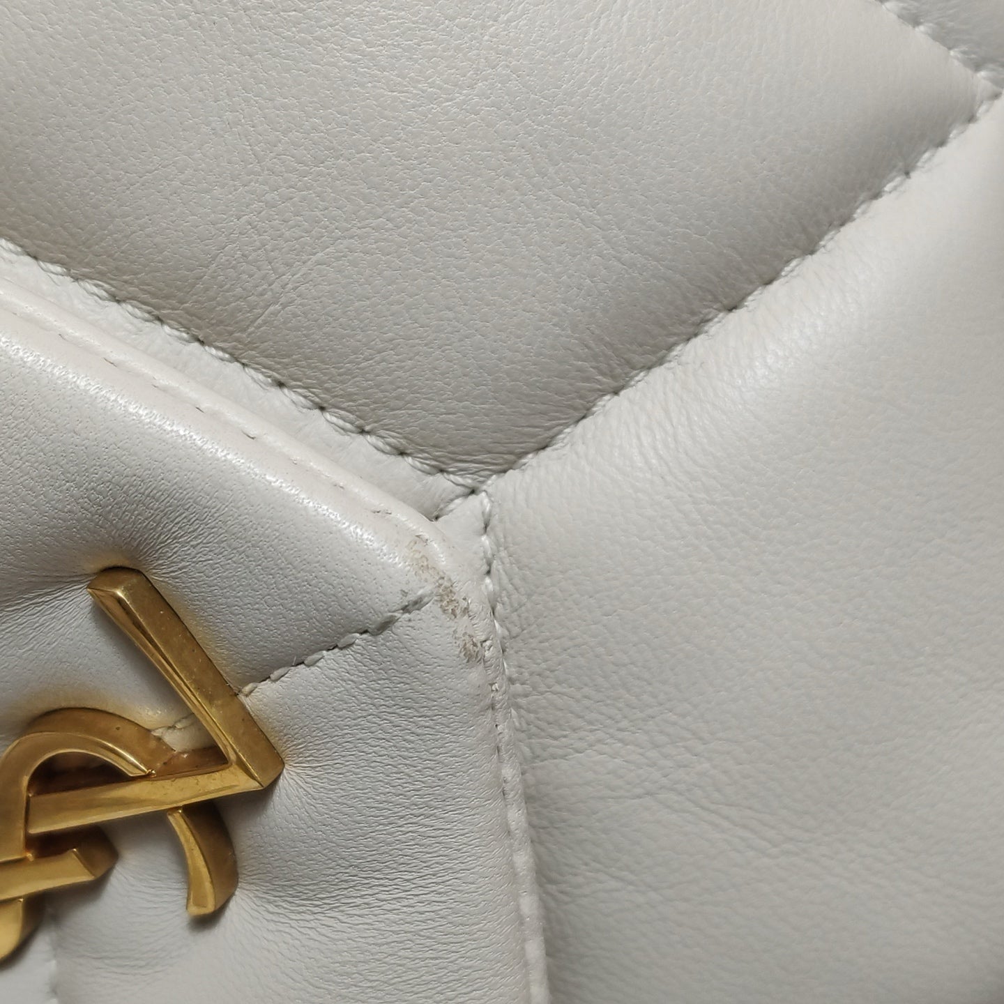 Saint Laurent - Loulou - Leather - White - (Small)