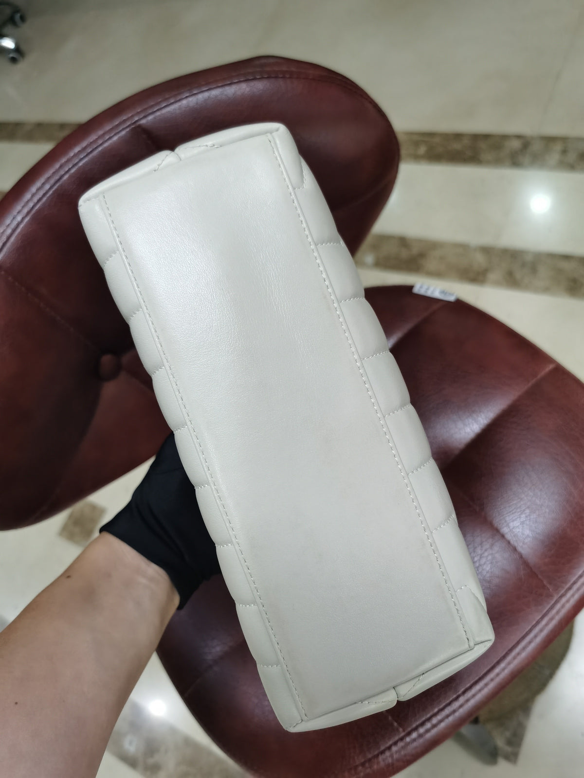 Saint Laurent - Loulou - Leather - White - (small)