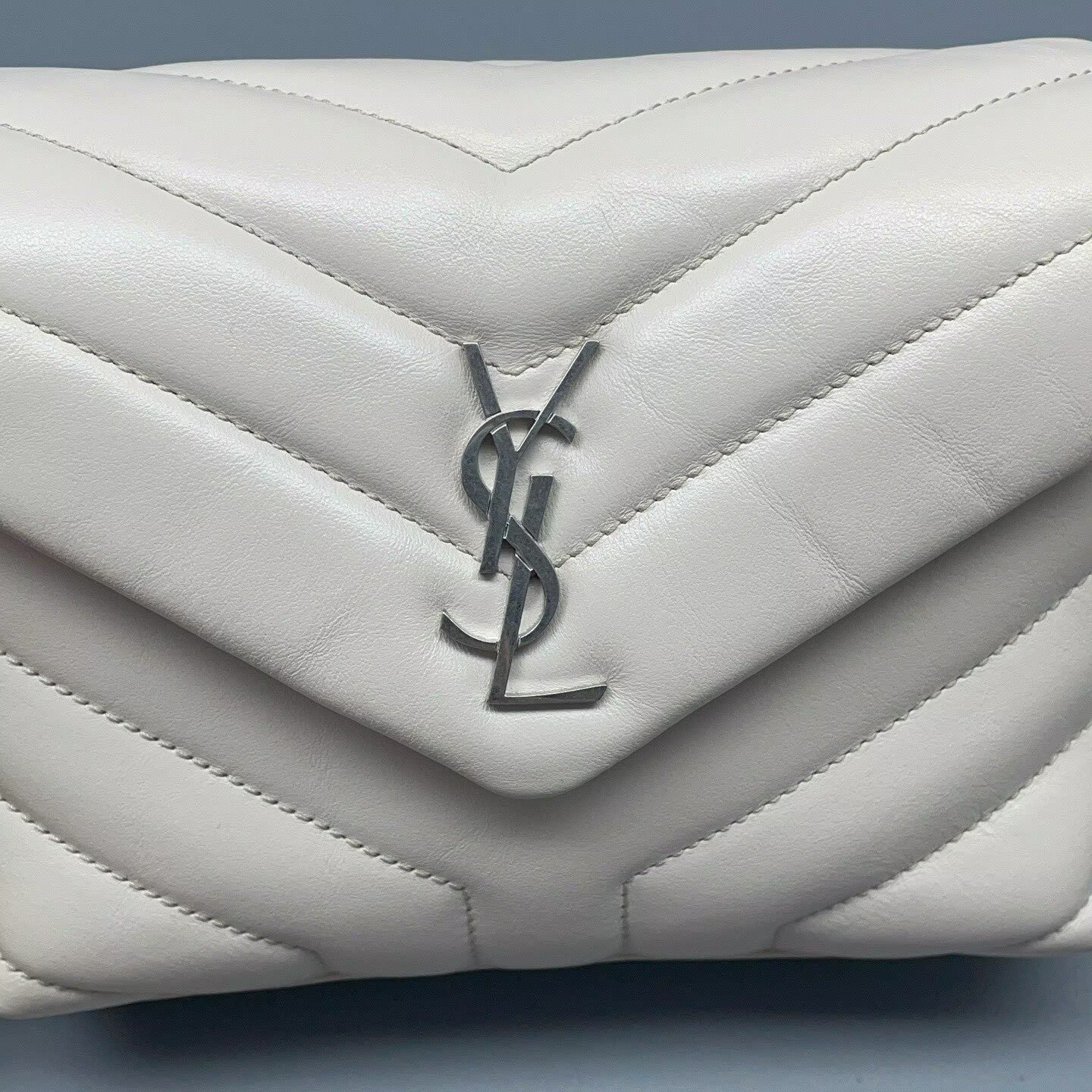 Saint Laurent - Loulou Mini - Lambskin leather - White - (mini)