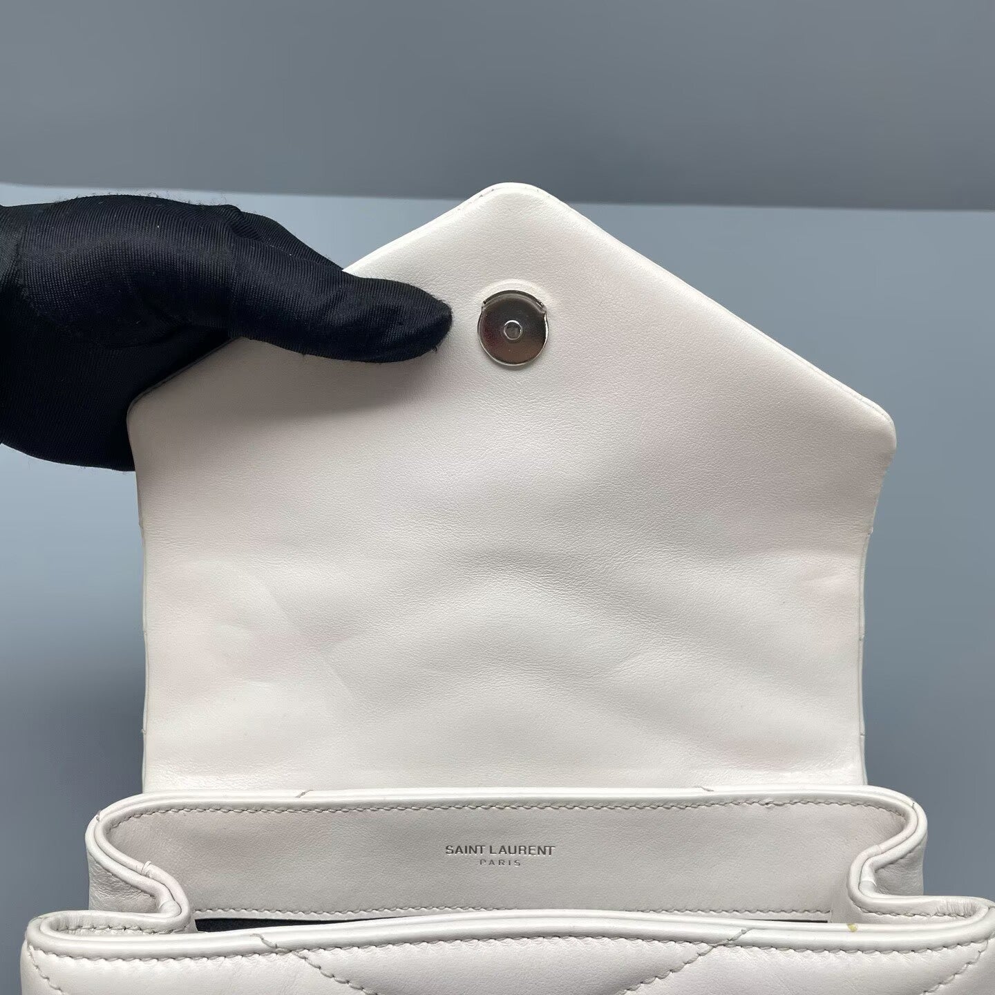 Saint Laurent - Loulou Mini - Lambskin leather - White - (mini)