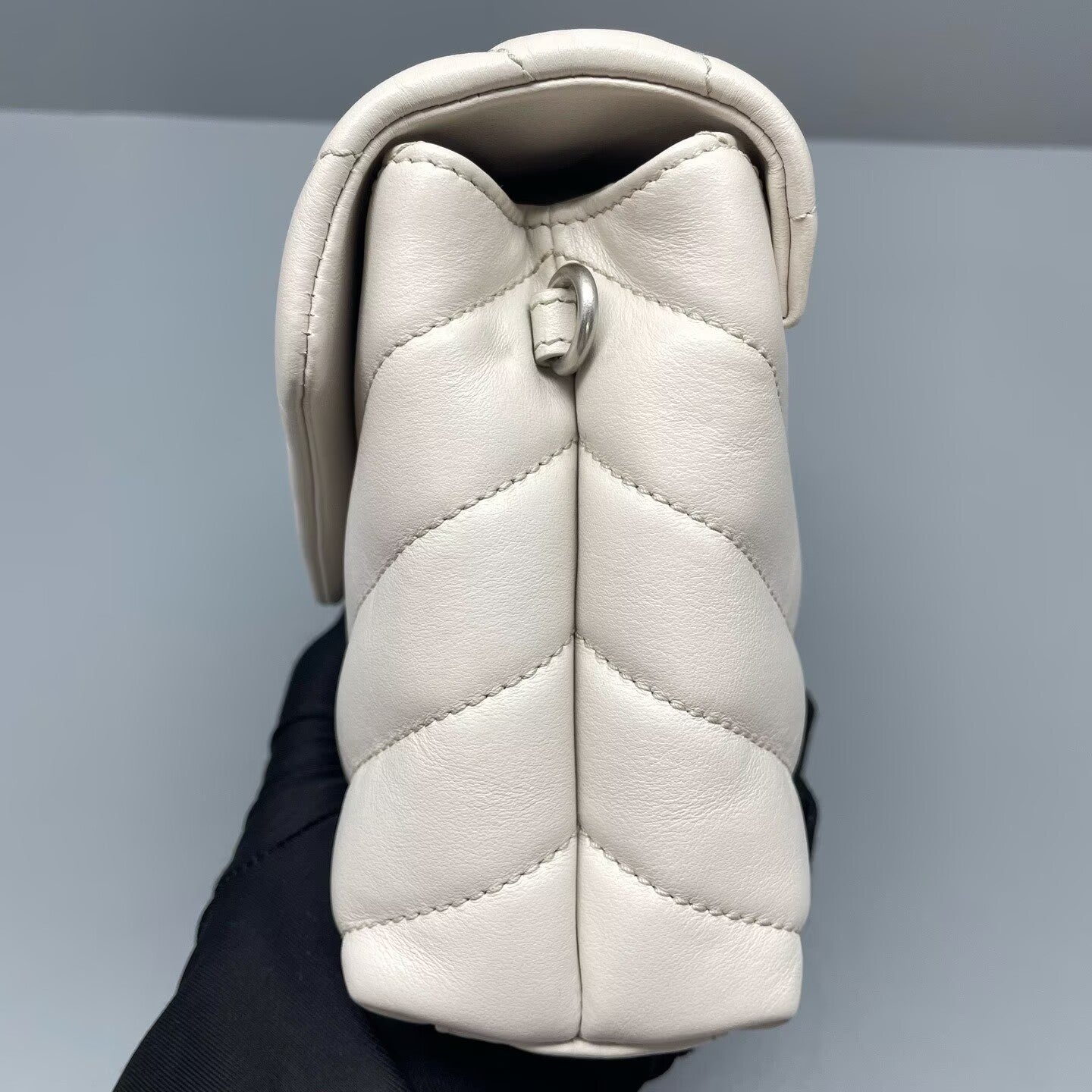 Saint Laurent - Loulou Mini - Lambskin leather - White - (mini)
