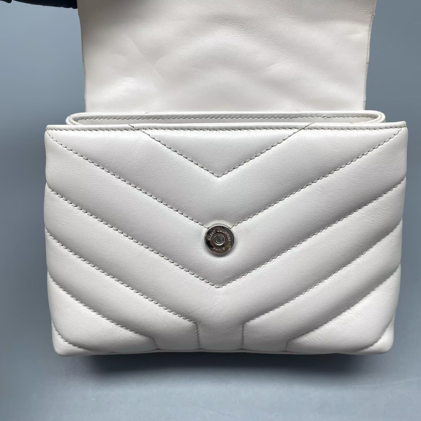 Saint Laurent - Loulou Mini - Lambskin leather - White - (mini)