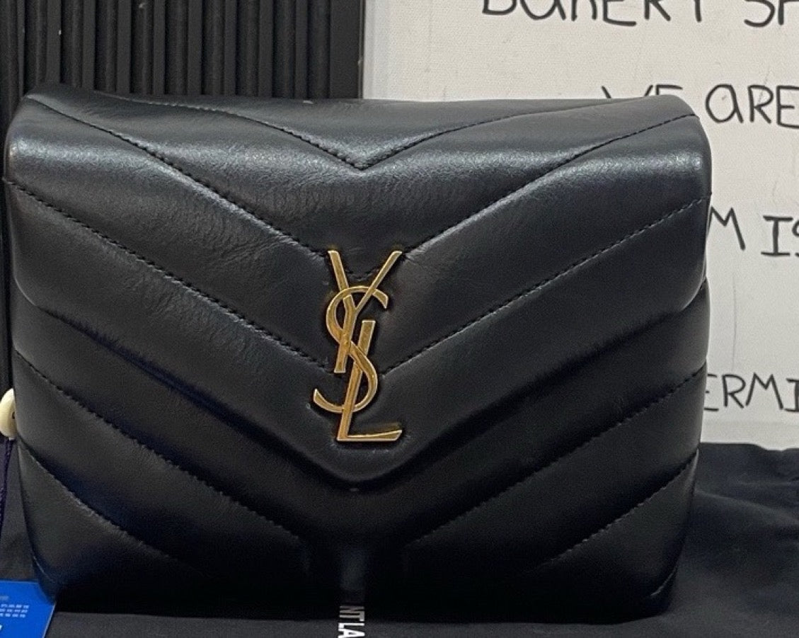 Saint Laurent - Loulou Mini - Leather - Black - (mini)