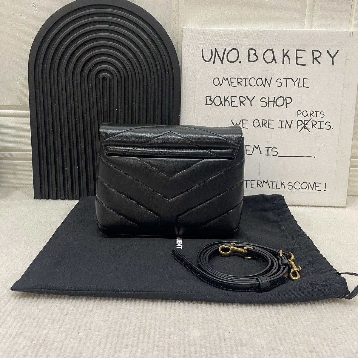 Saint Laurent - Loulou Mini - Leather - Black - (mini)