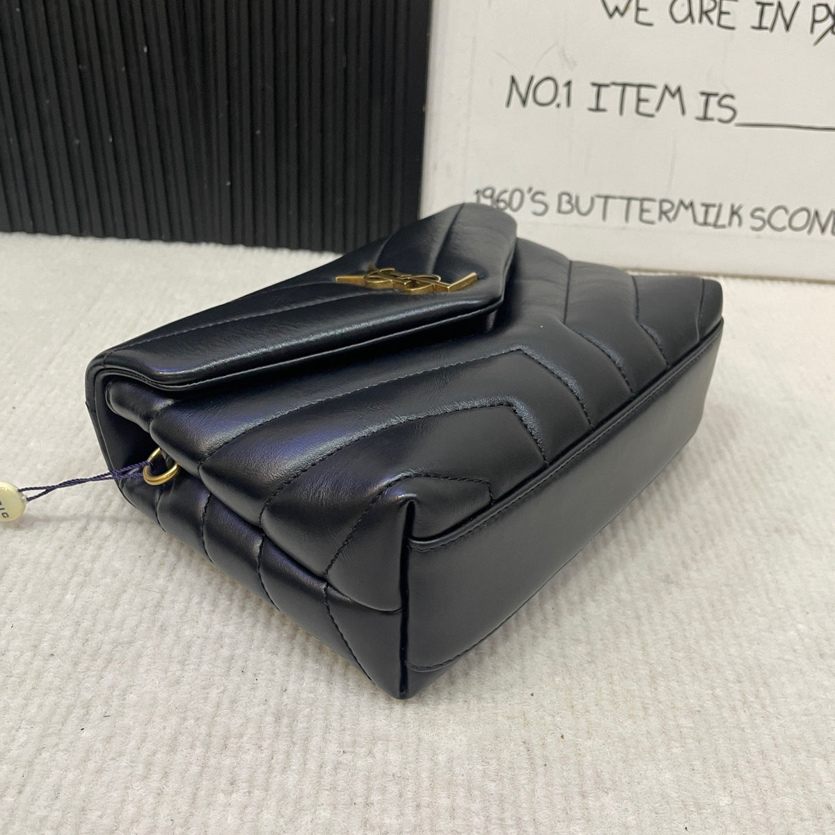 Saint Laurent - Loulou Mini - Leather - Black - (mini)