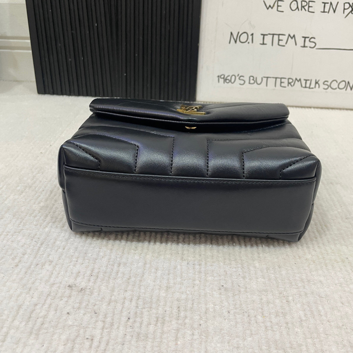 Saint Laurent - Loulou Mini - Leather - Black - (mini)