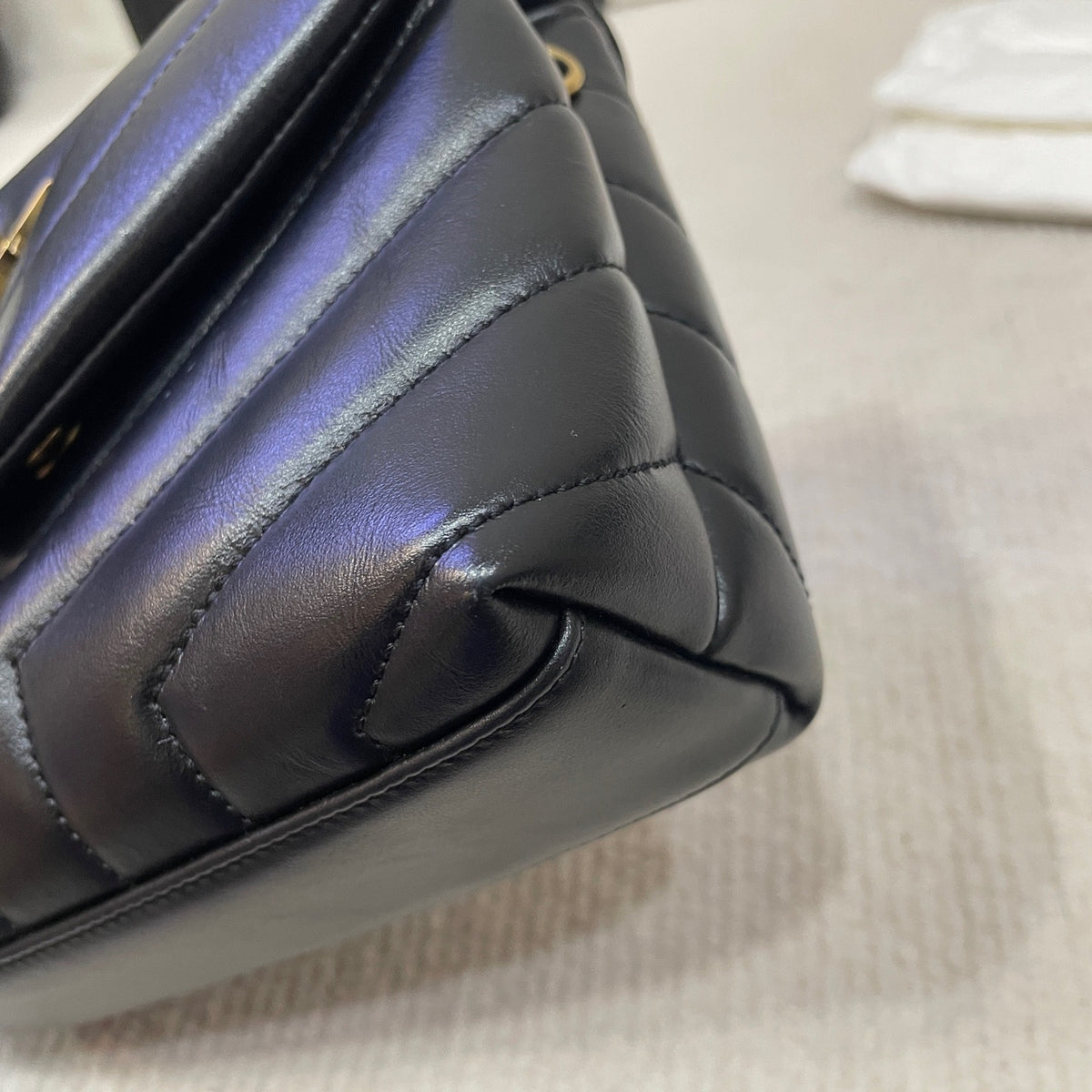 Saint Laurent - Loulou Mini - Leather - Black - (mini)