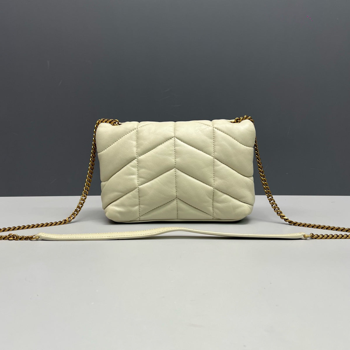Saint Laurent - Loulou Mini - Leather - White - (mini)