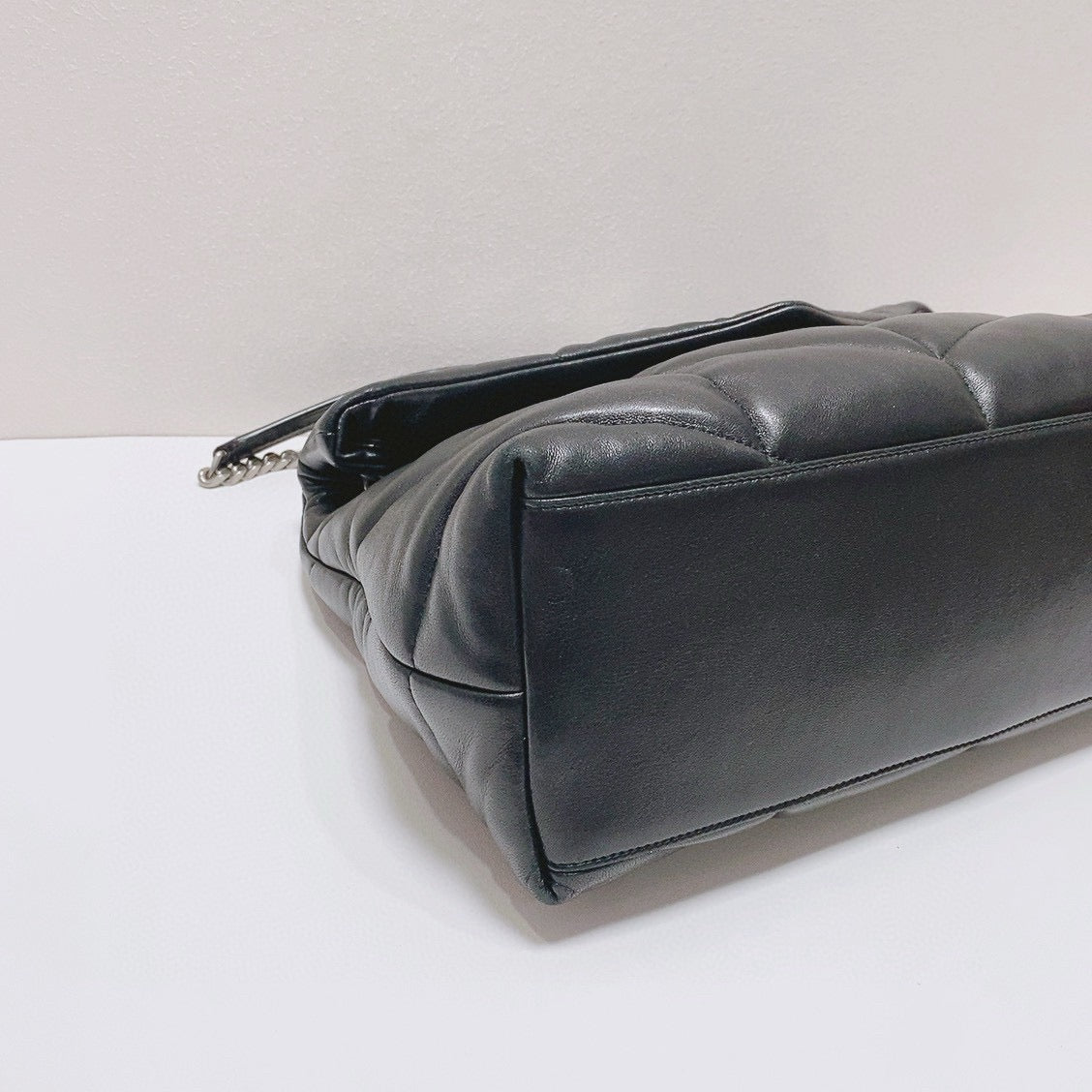 Saint Laurent - LouLou Puffer Bag - Leather - Black - (medium)
