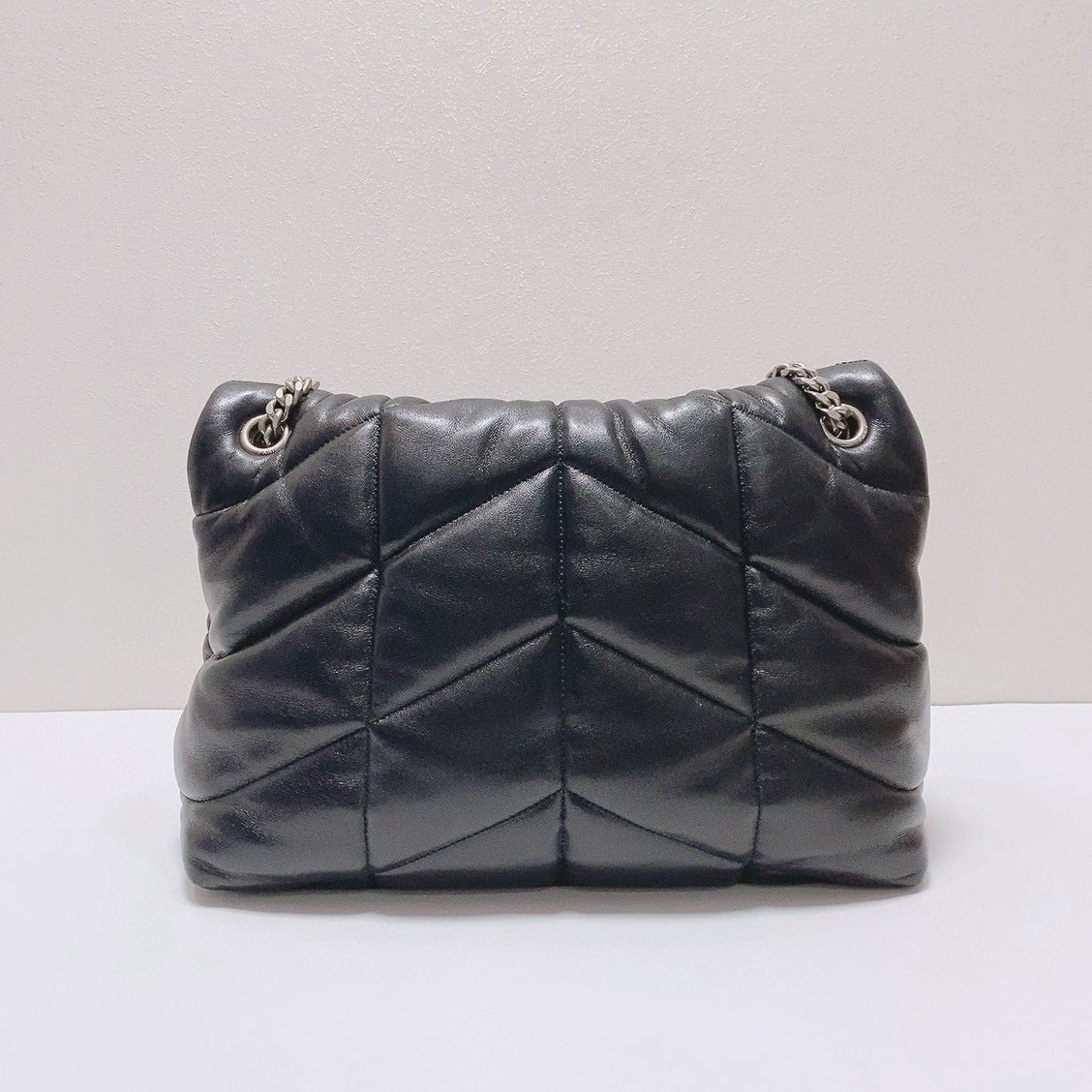 Saint Laurent - LouLou Puffer Bag - Leather - Black - (medium)