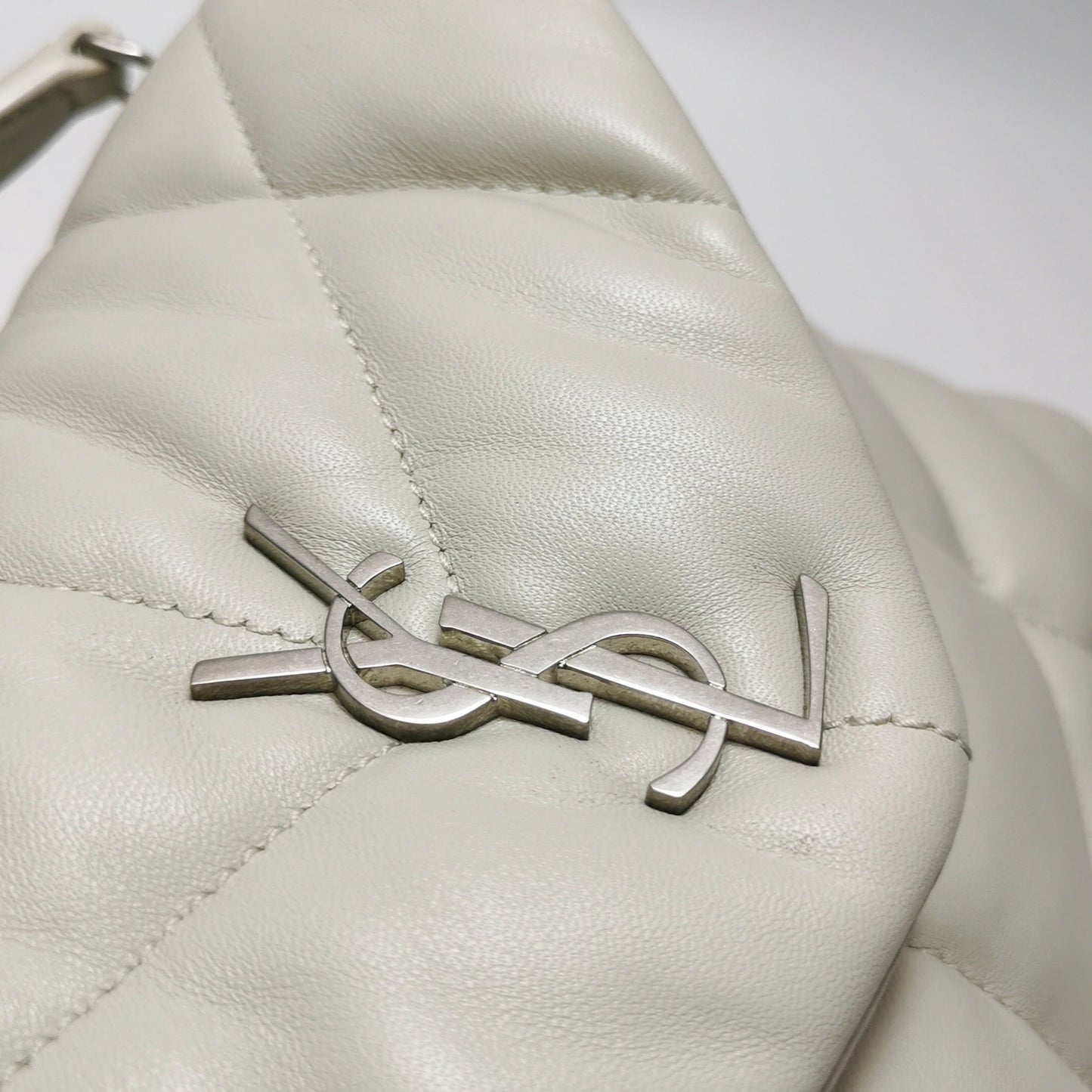 Saint Laurent - LouLou Puffer - Leather - Beige - (Small)