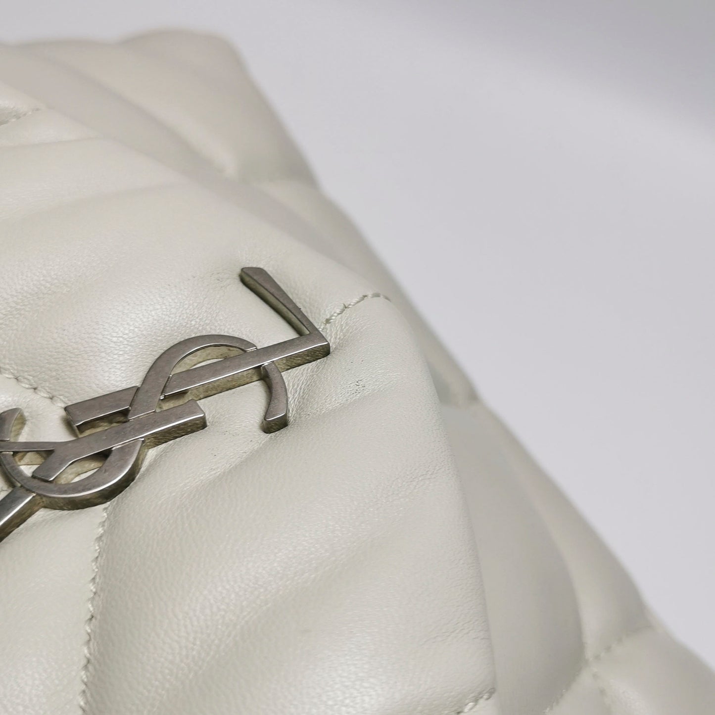 Saint Laurent - LouLou Puffer - Leather - Beige - (Small)