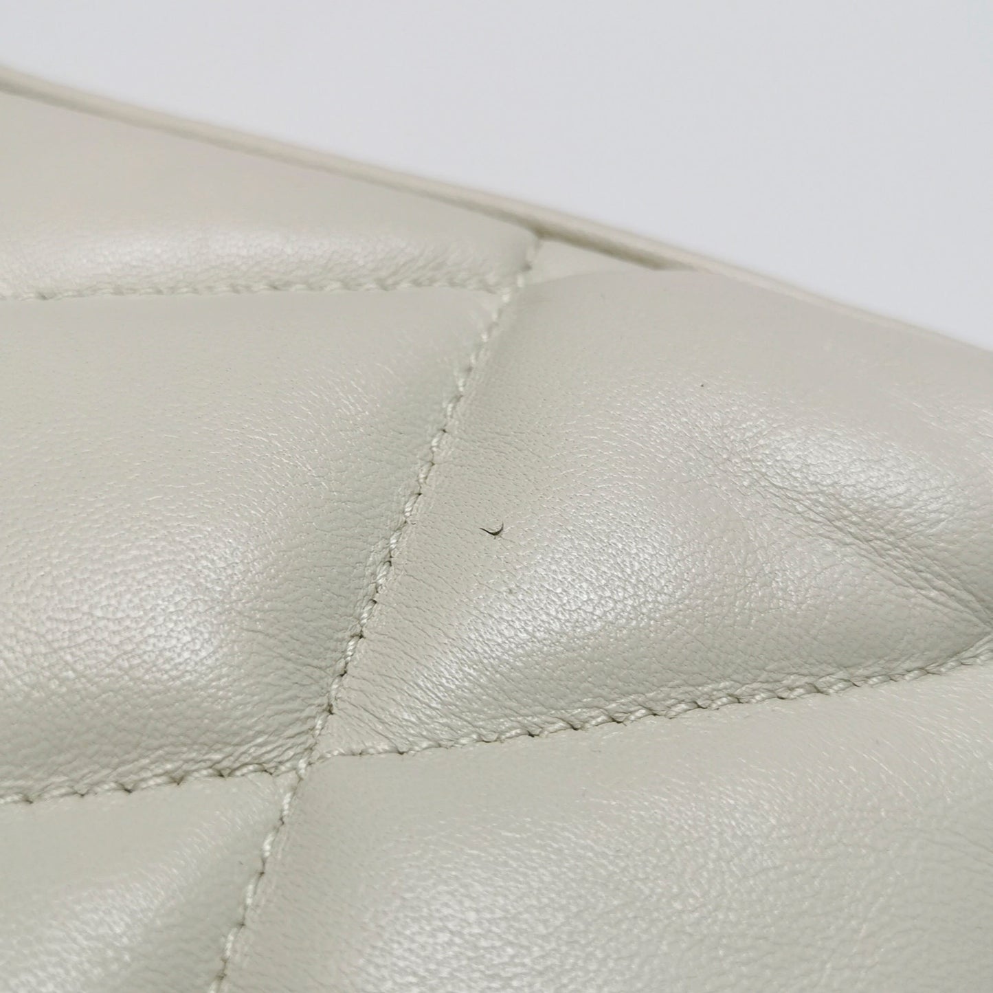 Saint Laurent - LouLou Puffer - Leather - Beige - (Small)