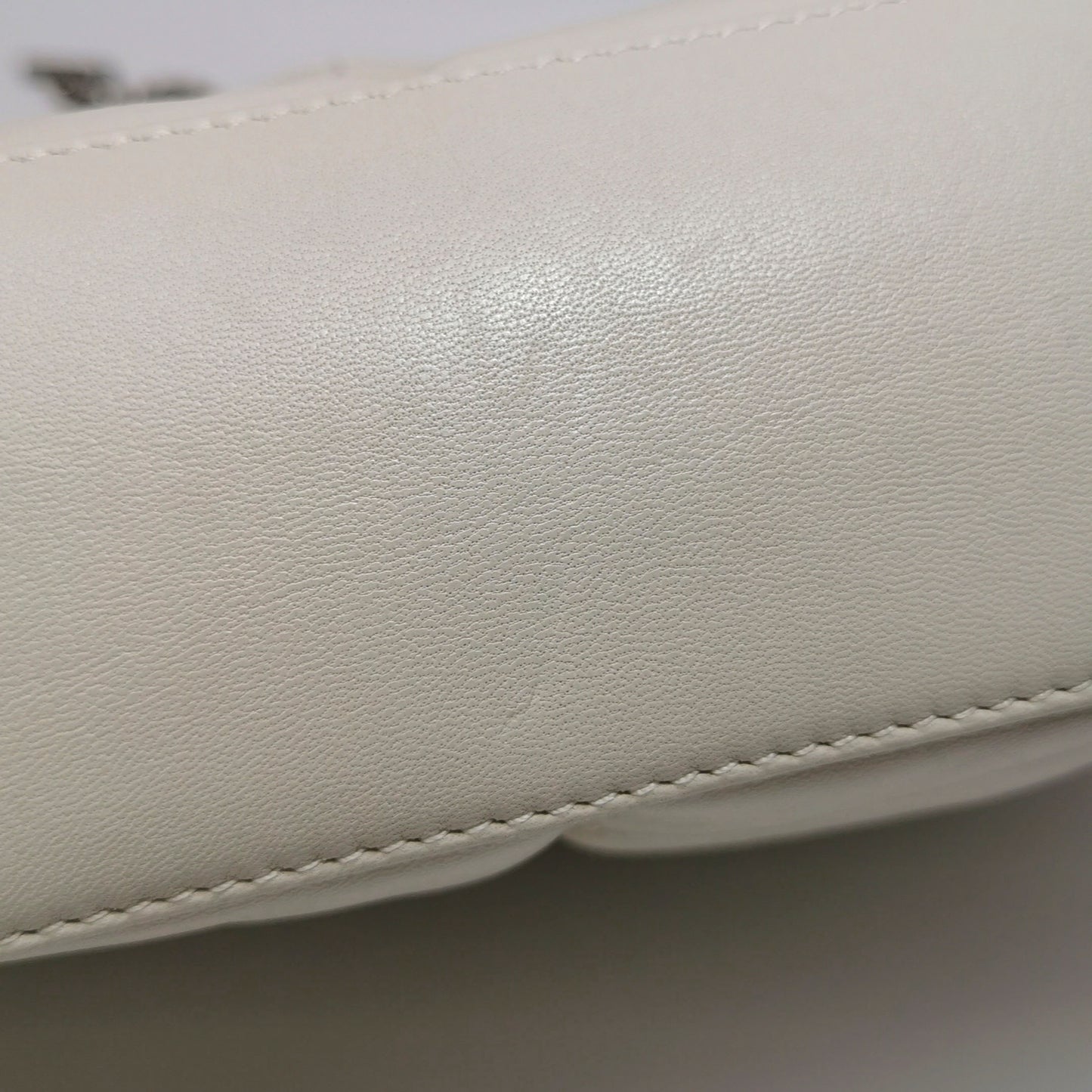 Saint Laurent - LouLou Puffer - Leather - Beige - (Small)