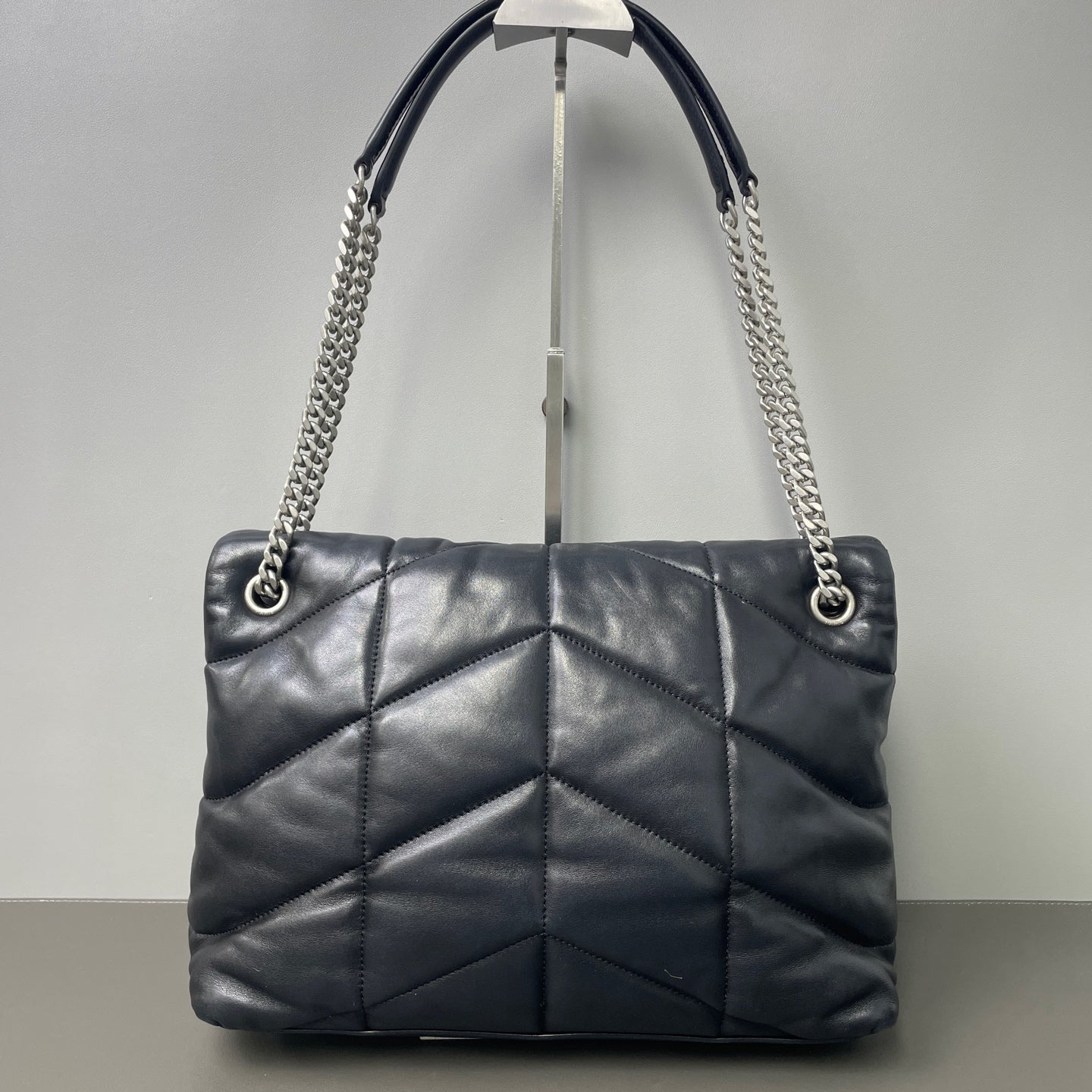 Saint Laurent - Loulou Puffer - Leather - Black - (medium)