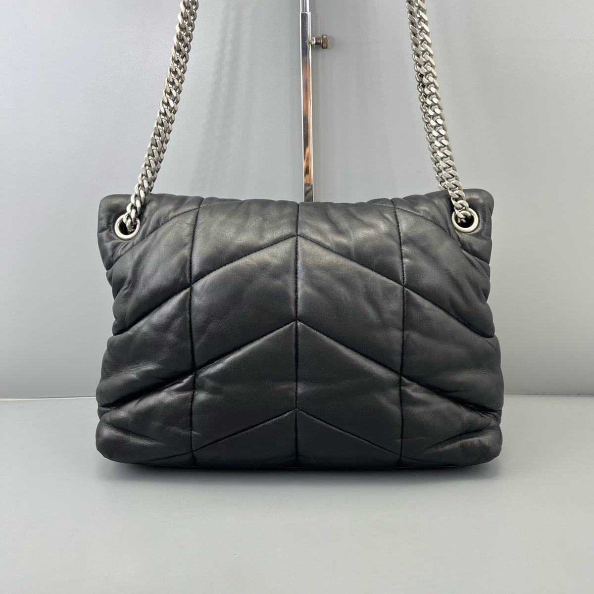 Saint Laurent - Loulou Puffer - Leather - Black - (medium)