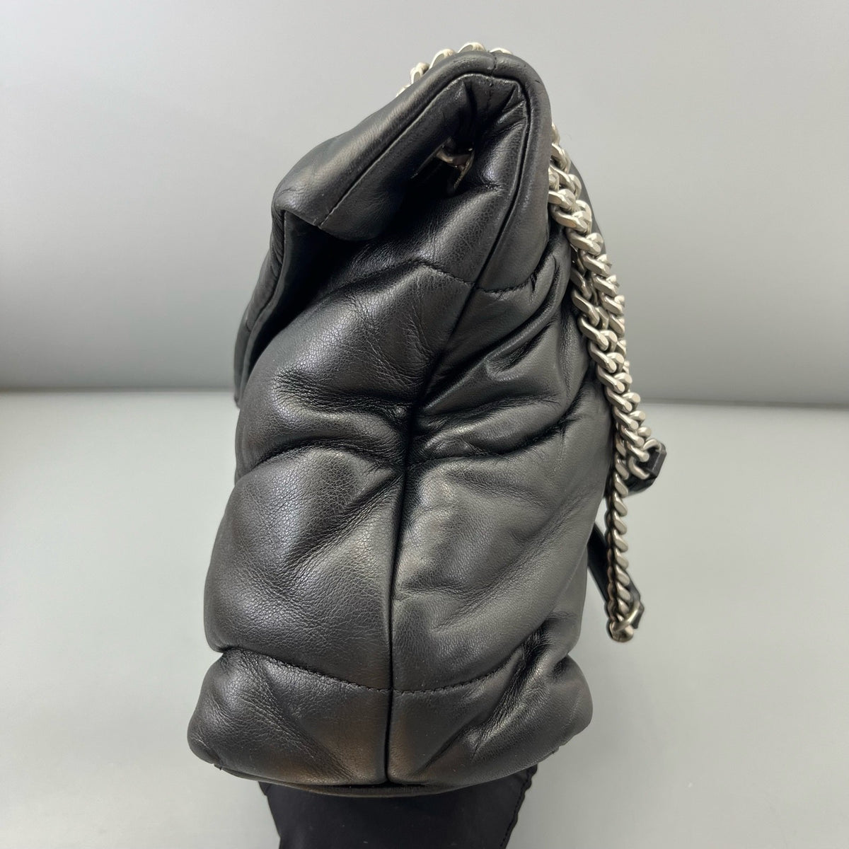 Saint Laurent - Loulou Puffer - Leather - Black - (medium)