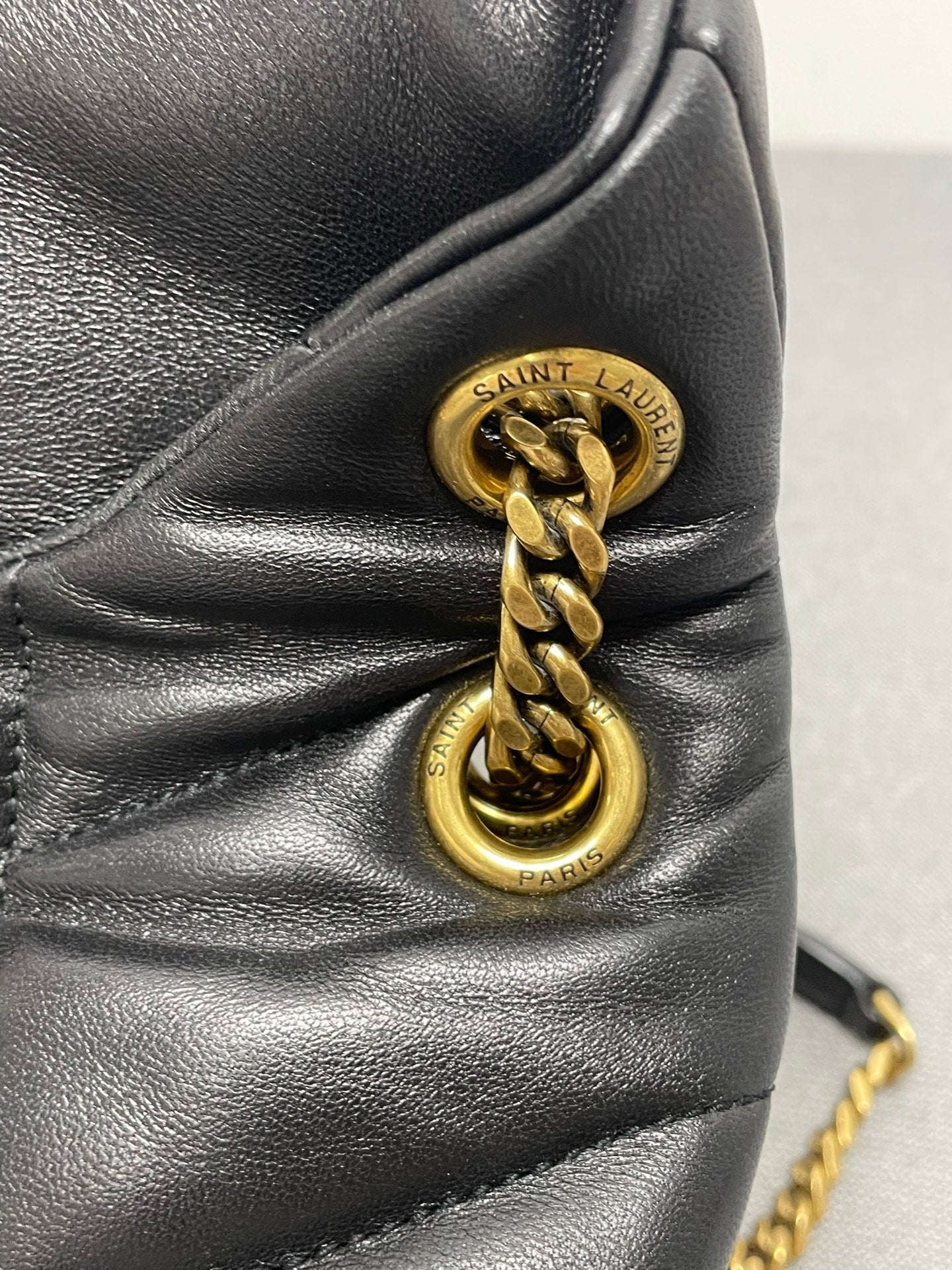 Saint Laurent - Loulou Puffer - Leather - Black - (medium)
