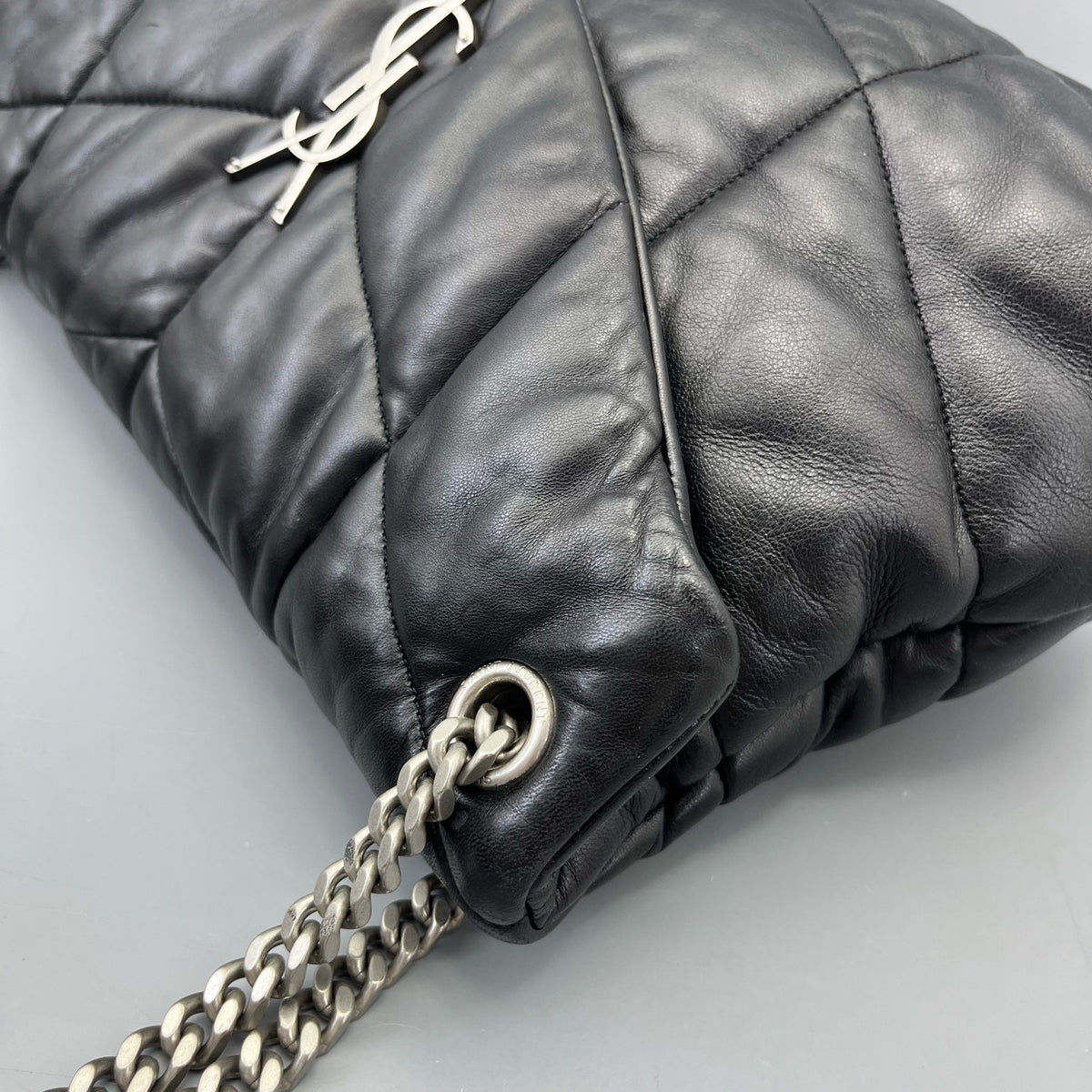 Saint Laurent - Loulou Puffer - Leather - Black - (medium)