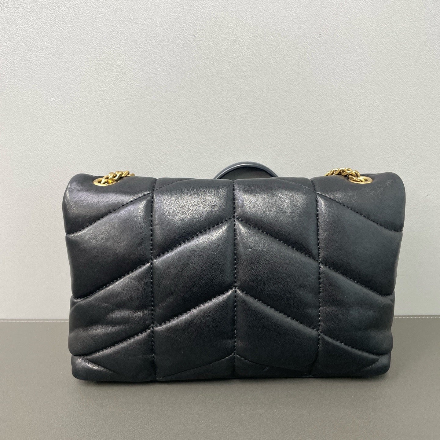 Saint Laurent - Loulou Puffer - Leather - Black - (mini)