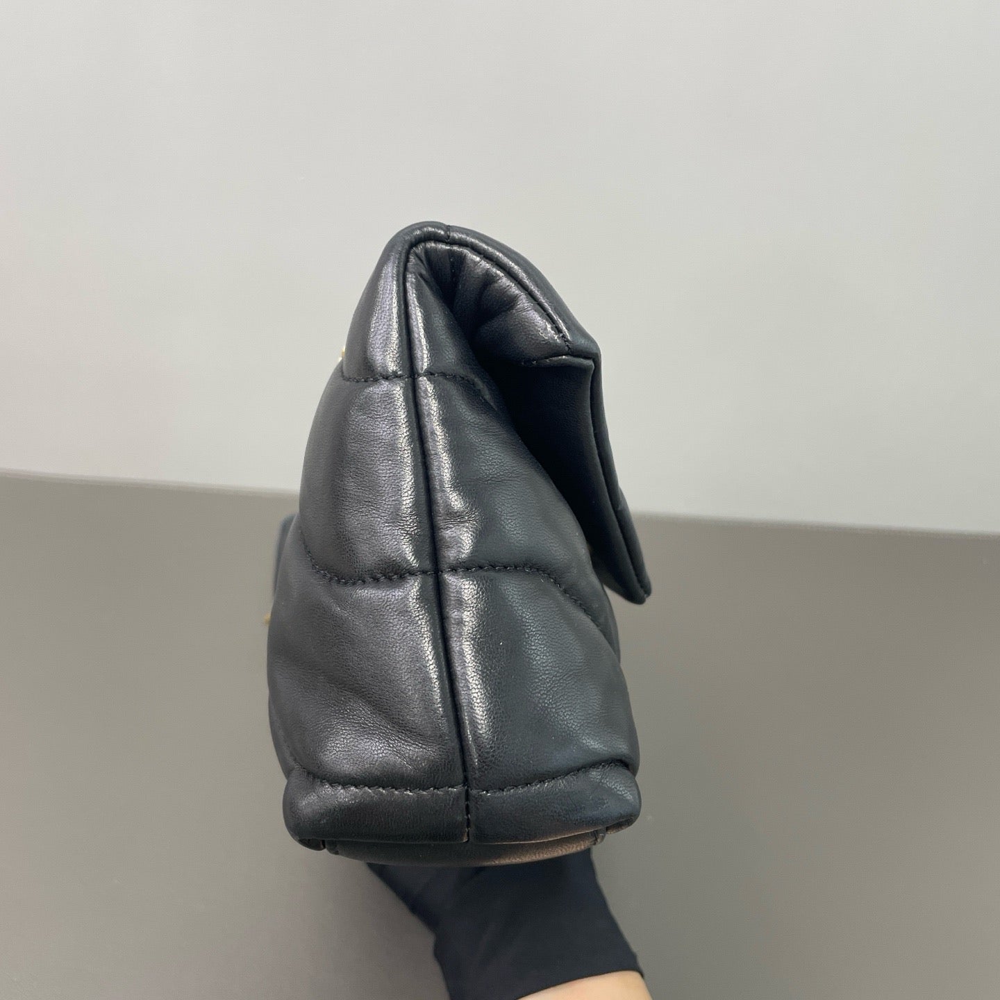 Saint Laurent - Loulou Puffer - Leather - Black - (mini)