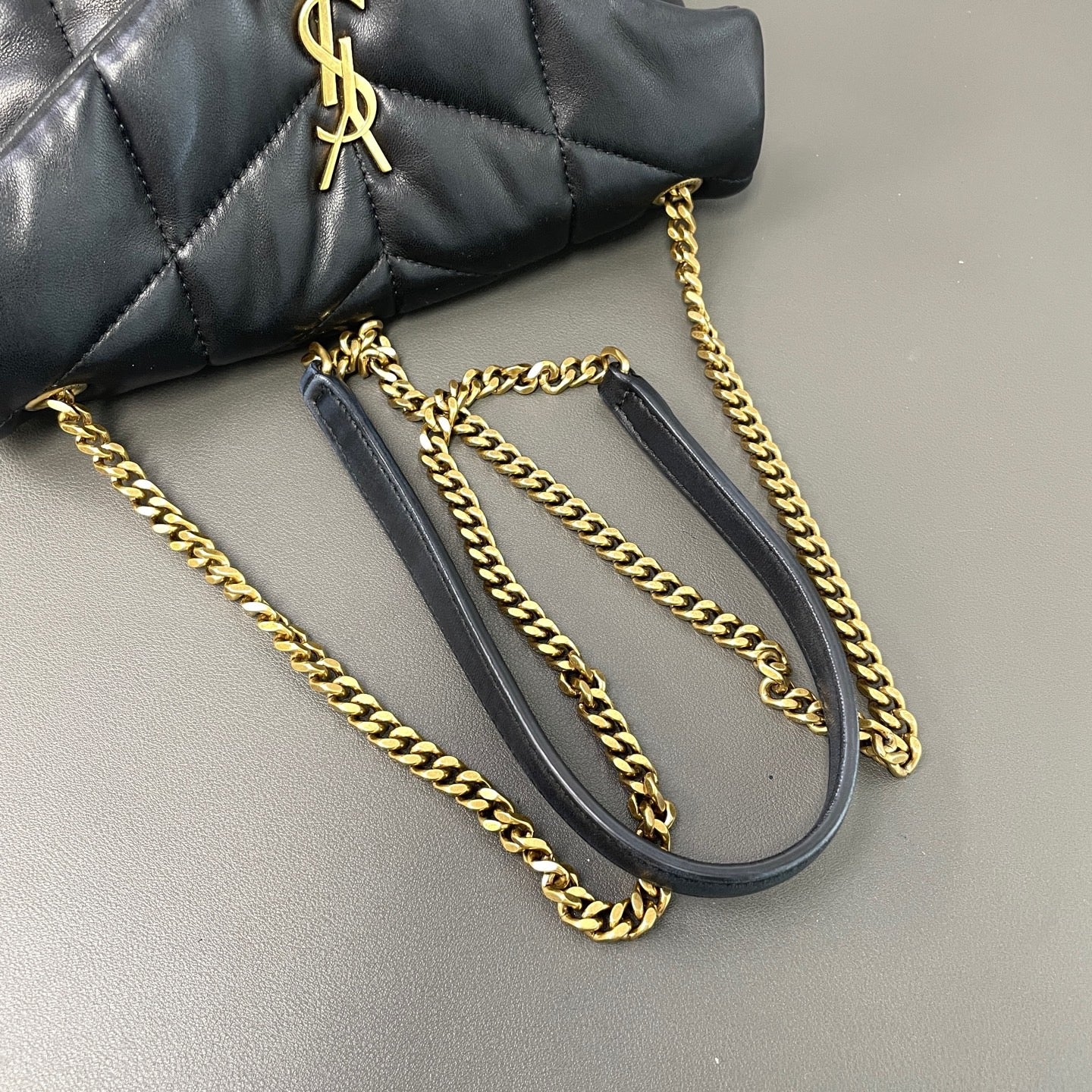 Saint Laurent - Loulou Puffer - Leather - Black - (mini)