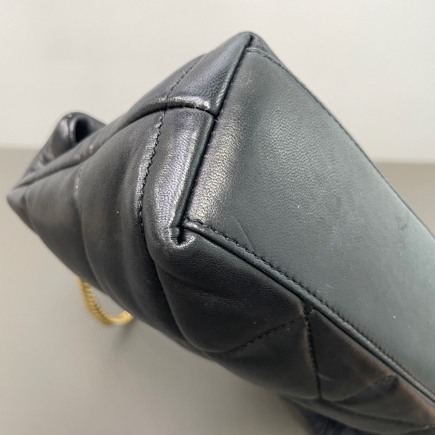 Saint Laurent - Loulou Puffer - Leather - Black - (mini)